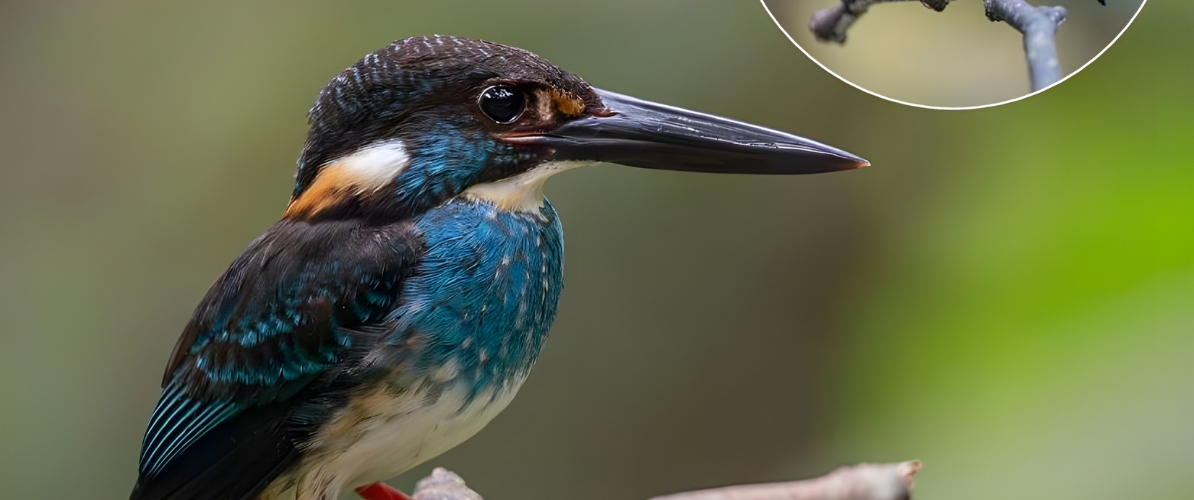 Blue-and-white flycatcher by Jonathan Kuah