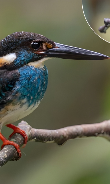 Blue-and-white flycatcher by Jonathan Kuah