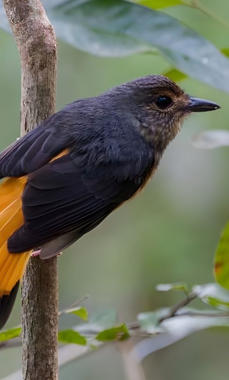 Blue-and-white flycatcher by Jonathan Kuah