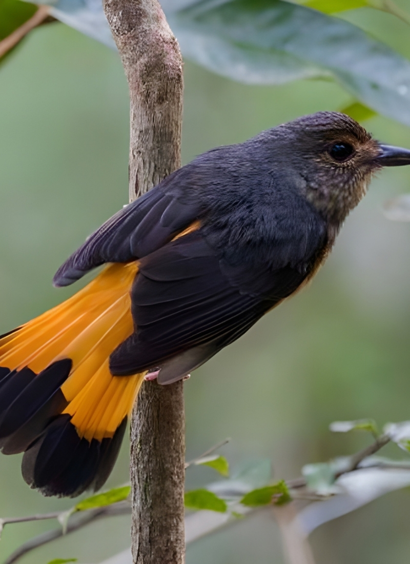 Blue-and-white flycatcher by Jonathan Kuah